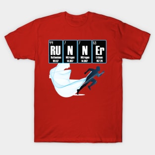 Runner Periodic Table Elements T-Shirt